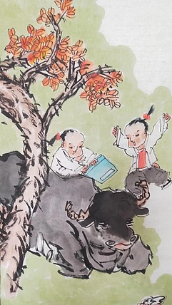 河北省美术家协会会员 侯同印 人物国画作品