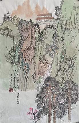 西北民族大学硕士 甘肃美协会员 李钊《唐人诗意系列》