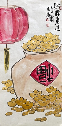 中国美术家协会会员 吴东魁 国画
