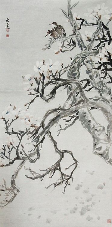 中国美术家协会会员 段东莲 国画 花鸟