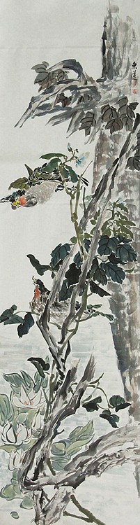 中国美术家协会会员 段东莲 国画 花鸟