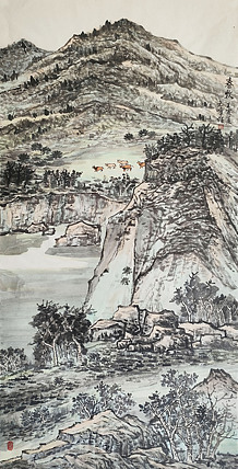 天津美院 包头市美协会员 李元峰 春牧
