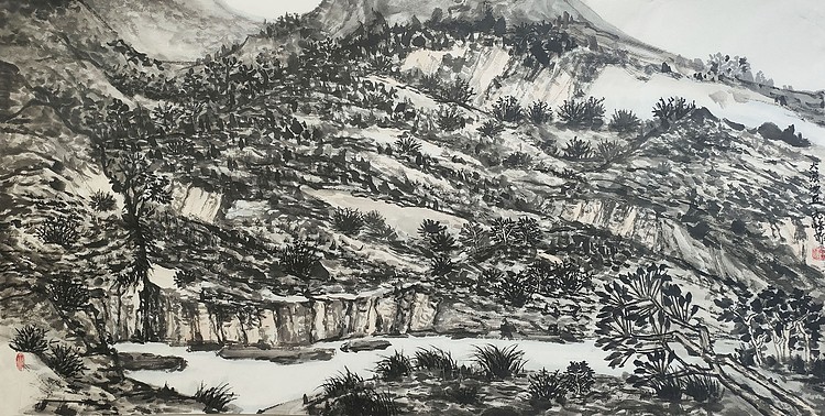天津美院 包头市美协会员 李元峰