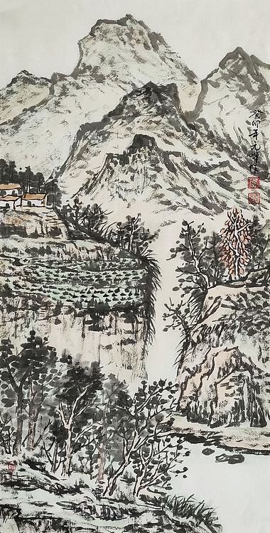 天津美院 包头市美协会员 李元峰