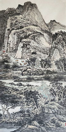 天津美院 包头市美协会员 李元峰
