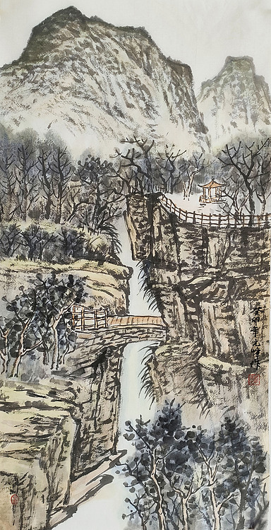 天津美院 包头市美协会员 李元峰