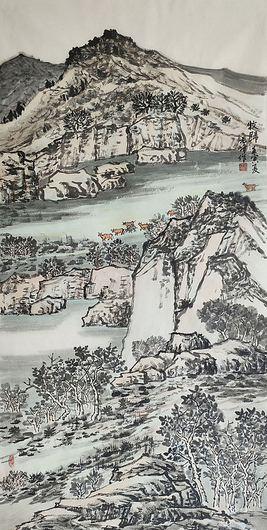 天津美院 包头市美协会员 李元峰