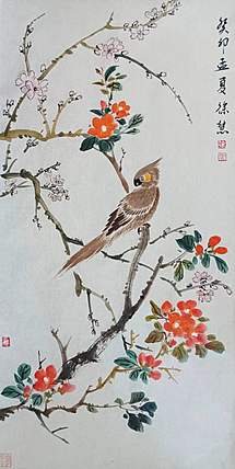 当代花鸟画家 徐慧 精品国画花鸟