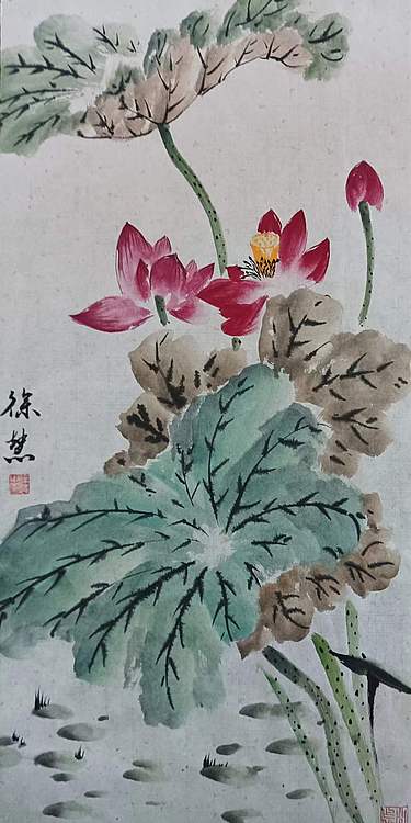 当代花鸟画家 徐慧 精品国画花鸟