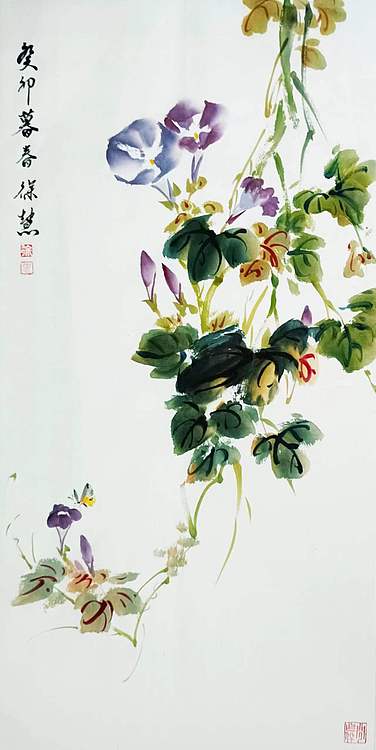 当代花鸟画家 徐慧 精品国画花鸟