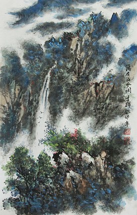 中国写意楼阁山水画派传承人 宋京辉 精品山水