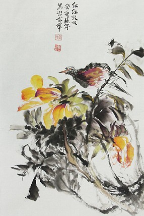 河南省美协会会员，周口市美协理事 苏艳华