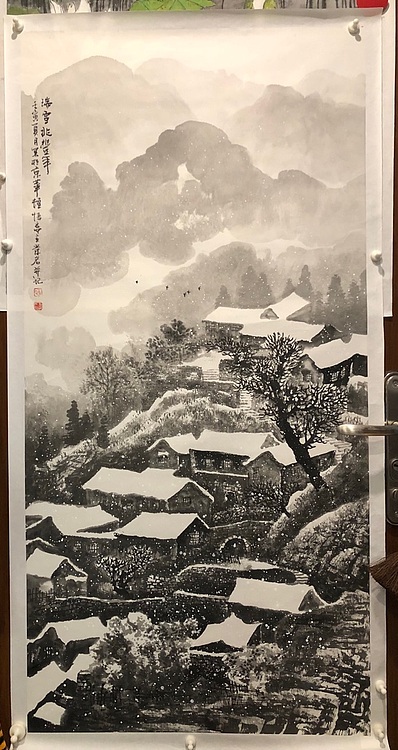 中美协画家 北京名家 赵景岩水墨精品