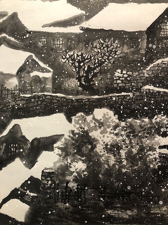 中美协画家 北京名家 赵景岩水墨精品
