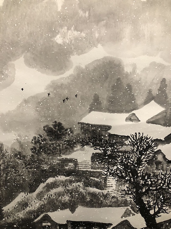 中美协画家 北京名家 赵景岩水墨精品