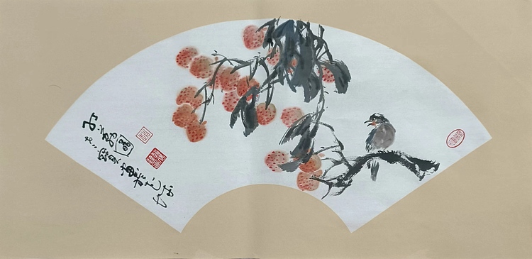 清心斋主 红荔图