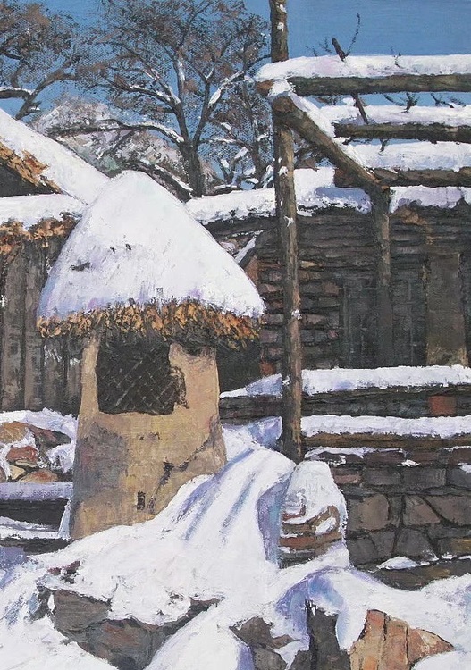 徐风华 核伙沟雪景之三