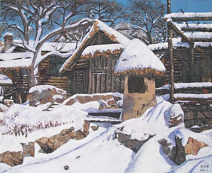 徐风华 核伙沟雪景之三