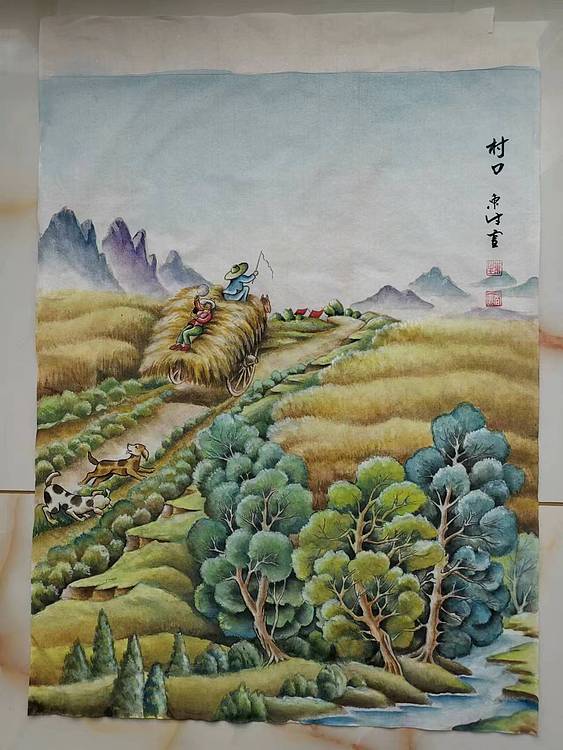 东升 村口