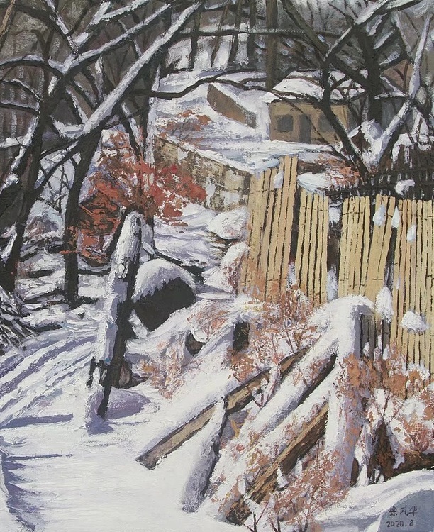 徐风华 核伙沟雪景系列之六