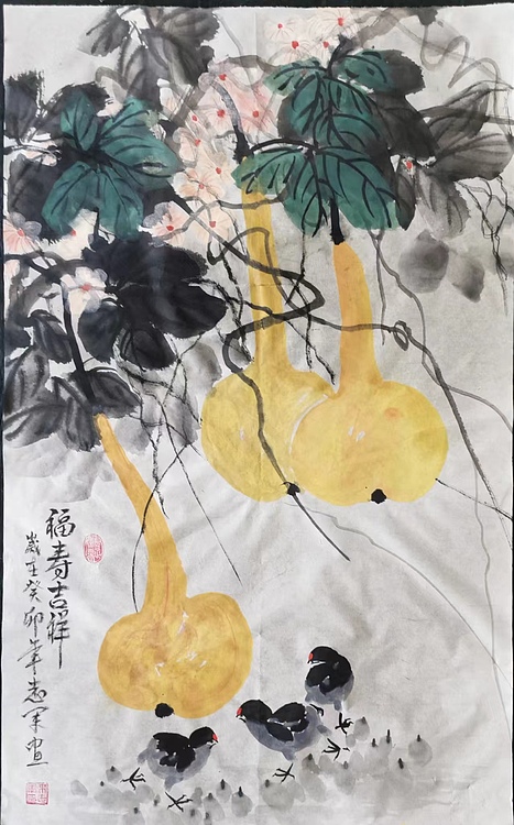 五谷丰登 福寿吉祥