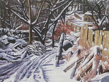 徐风华 核伙沟雪景系列之六