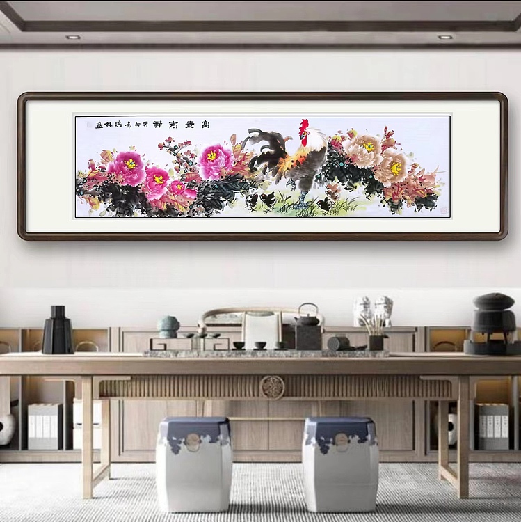 高晓林 （4161）国家一级美术师，江苏省美协会员《富贵吉祥》