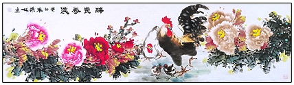 高晓林 （4162）国家一级美术师，江苏省美协会员《醉赏花浓》