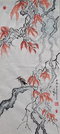 胡强 中华海峡国画研究会常务理事 特聘职业书画家 空靈 秋韵