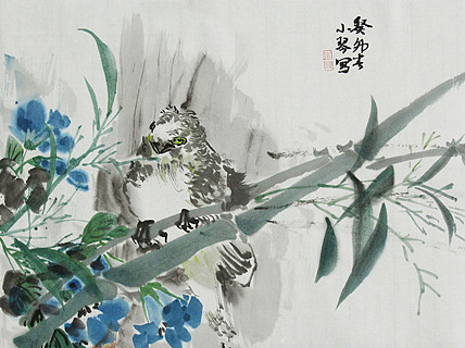 青年潜力 美女艺术家 卢小琴