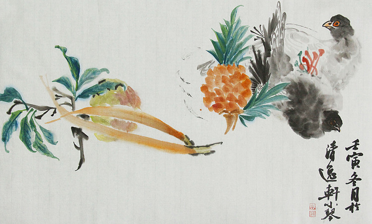 青年潜力 美女艺术家 卢小琴