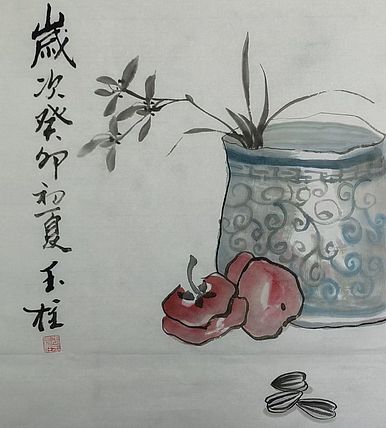 张玉柱 写意花鸟