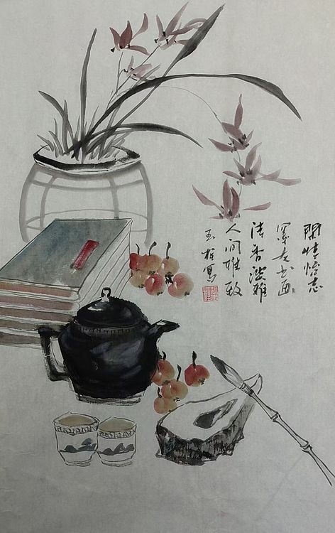 张玉柱 写意花鸟