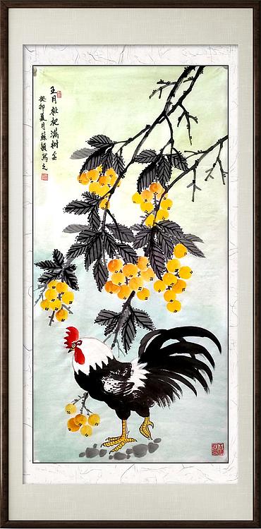 苏颖 五月枇杷满树金250