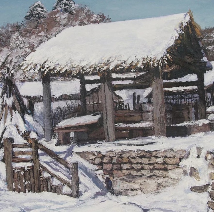 徐风华 核伙沟雪景系列之五
