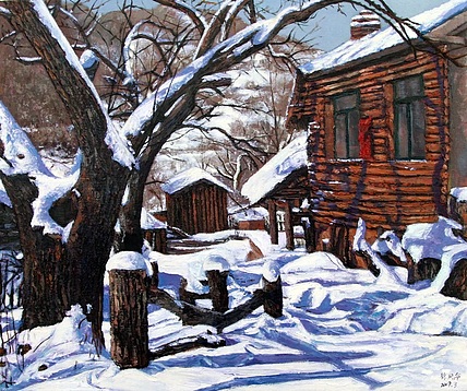 徐风华 核伙沟雪景系列之三