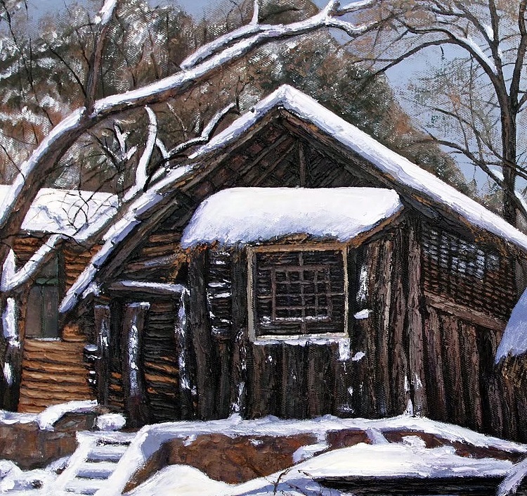 徐风华 核伙沟雪景