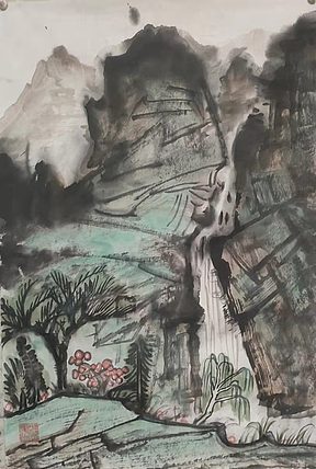 赵东方 山水(无题)