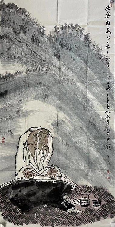 刘德生    中国美术家协会会员    带合影