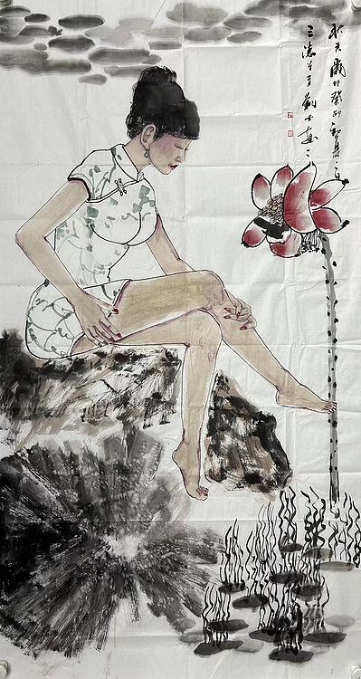 刘德生 中国美术家协会会员 带合影