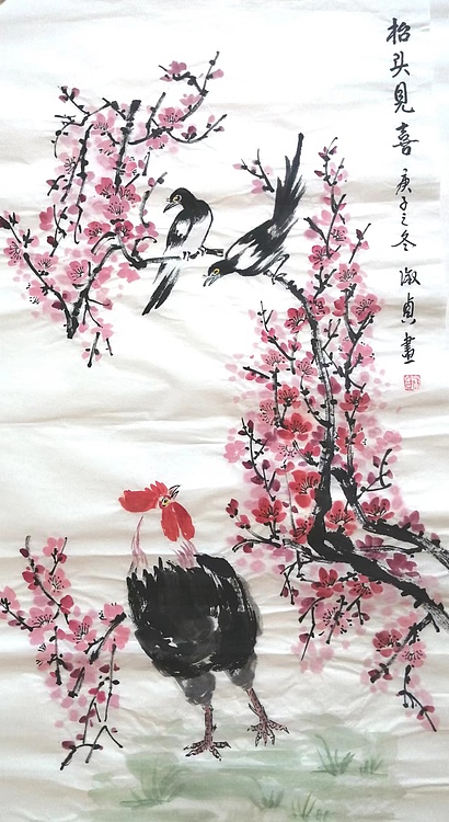 小雨 抬头见喜