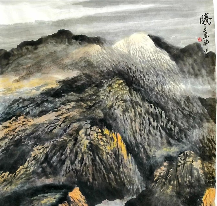 职业书画家 于恩沛 腾