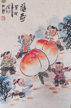 河北省美术家协会会员 侯同印 人物国画作品