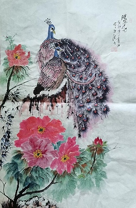 职业书画家 羽翔 吉祥