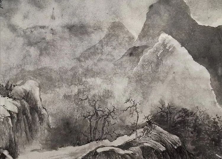 无 古典水墨山水