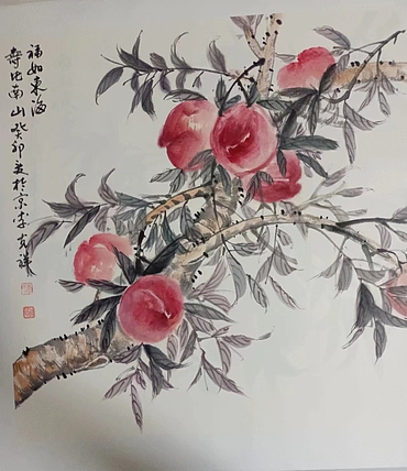 翱翔 福如东海，寿比南山