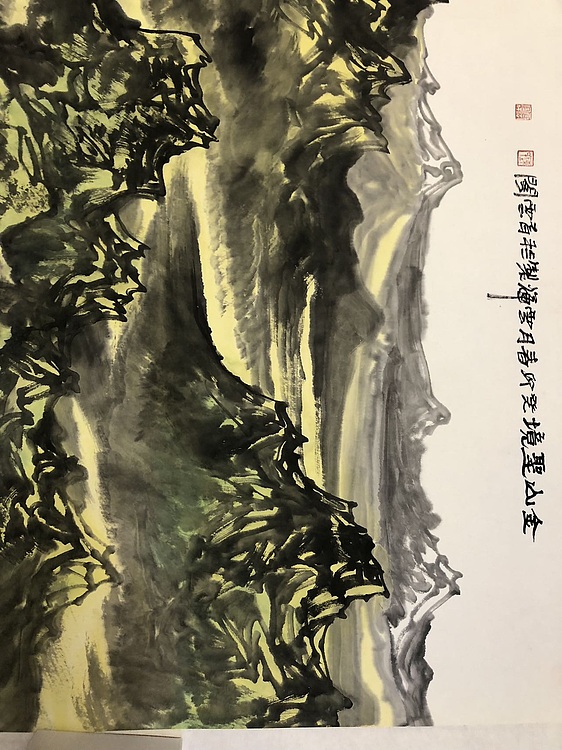 新疆美协年轻画家陈云辉16平尺已拖底
