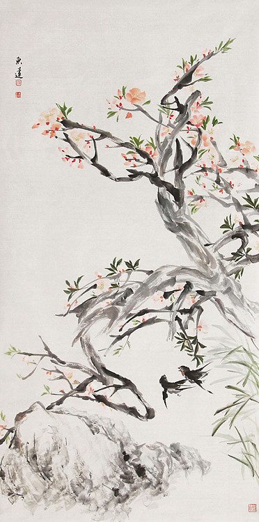 中国美术家协会会员 段东莲 国画 花鸟