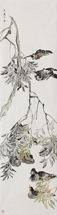 中国美术家协会会员 段东莲 国画 花鸟