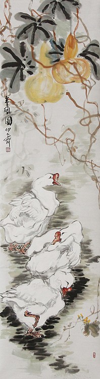 中国翰墨书画院理事 齐红玲 花鸟